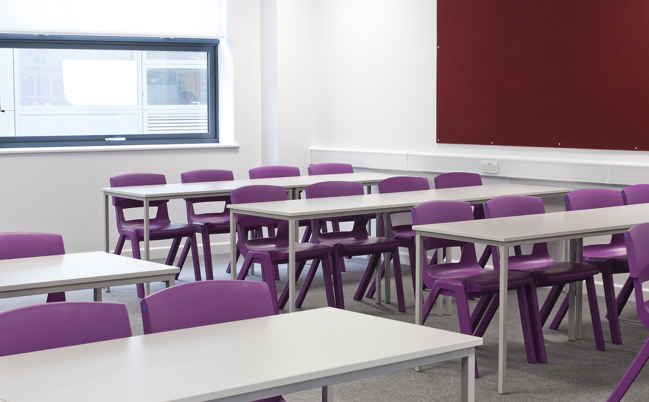 classroom, purple, chairs, chair, school, education, college, classroom, classroom, classroom, classroom, classroom, school, college